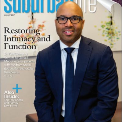 Dr. Gittens is featured on both covers of Suburban Life and Philadelphia Life magazines.