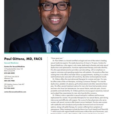 Dr. Gittens selected as Top Doctor by Philly Magazine in 2023